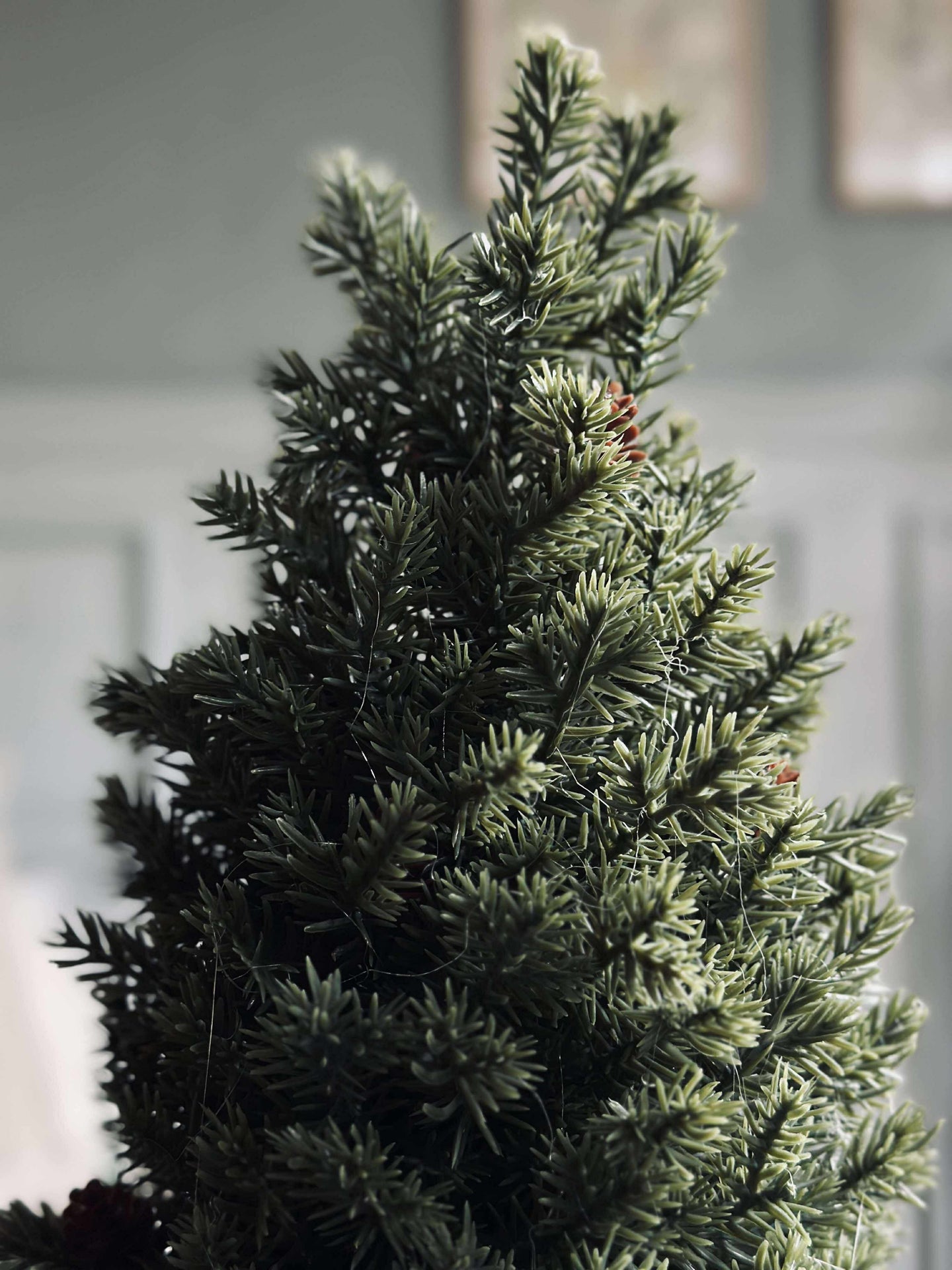 Juletre m. lyskjede - 50 cm.