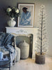 Juletre med 1600 LED-lys - Svart