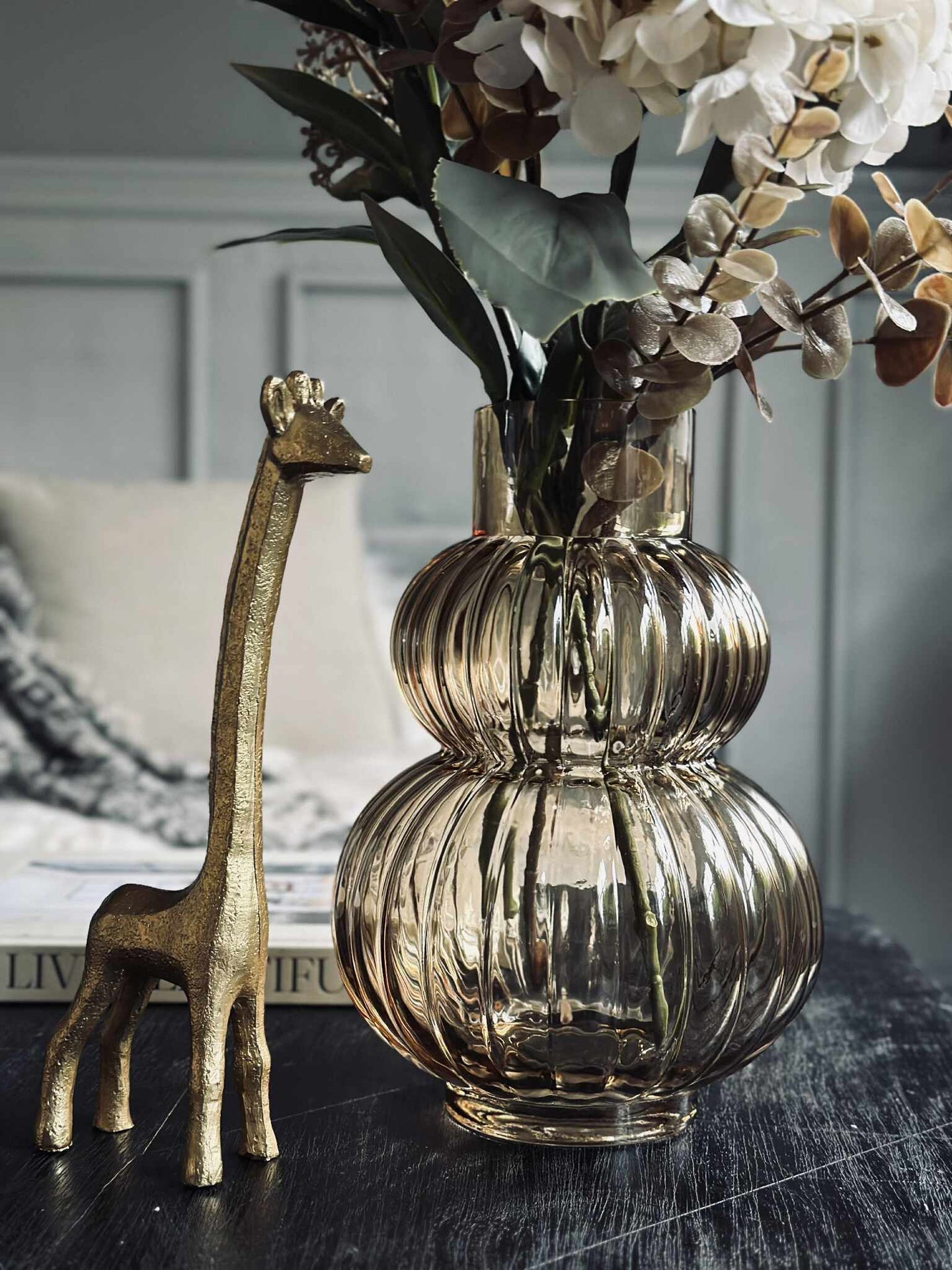 Vase Hanna - Gylden