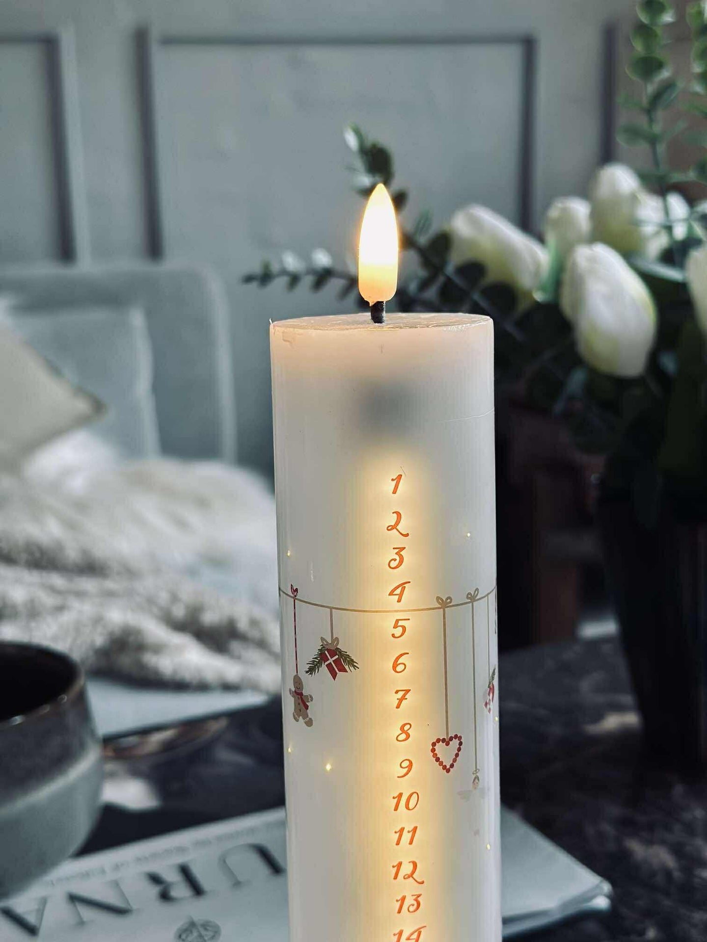 LED Kalenderlys TWINKLE inkl. fjernkontroll
