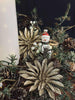 Deco blomster med glitter - 4 stk