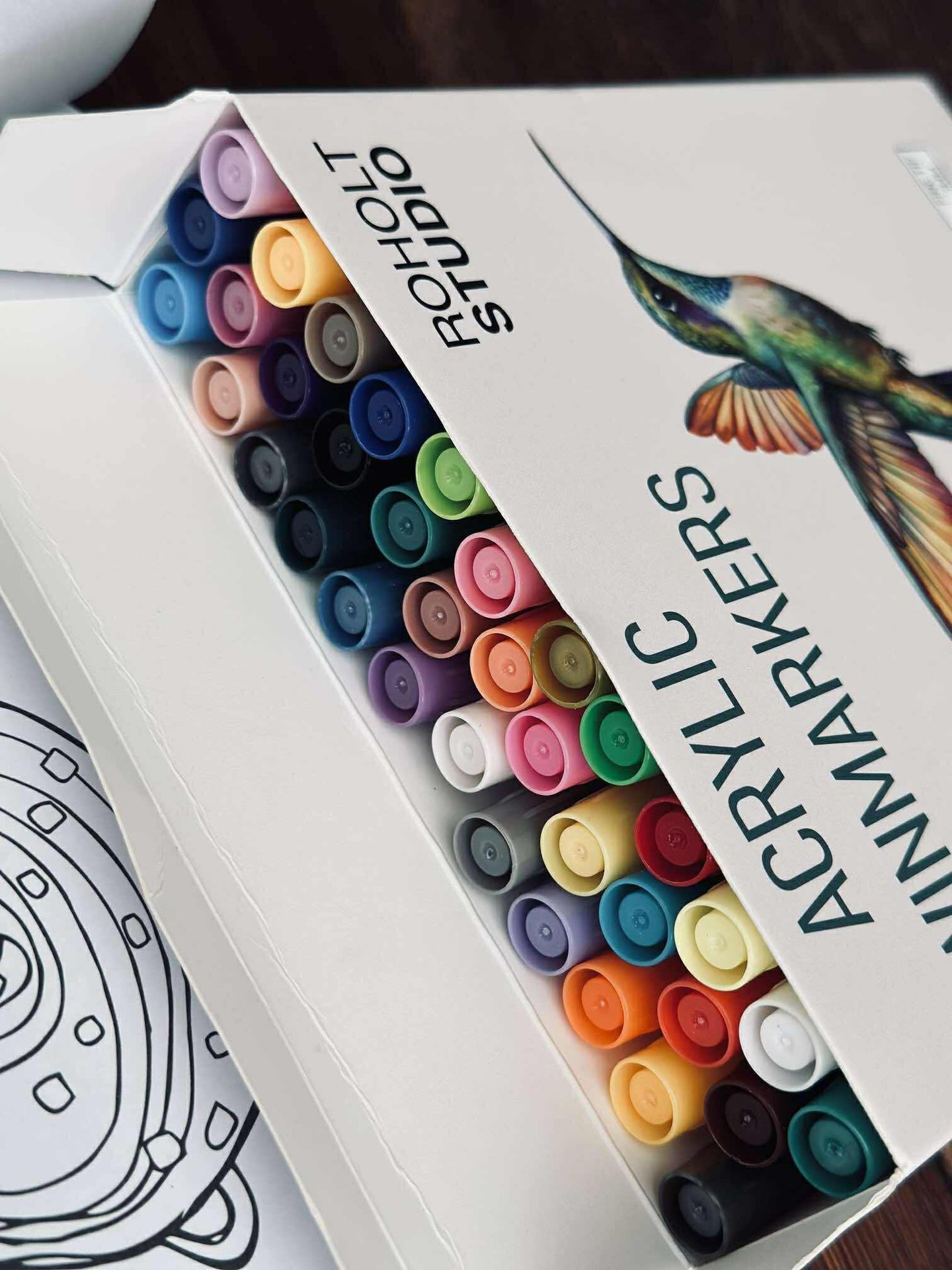 Tusjer - Akryl Twinmarkers 36 stk.