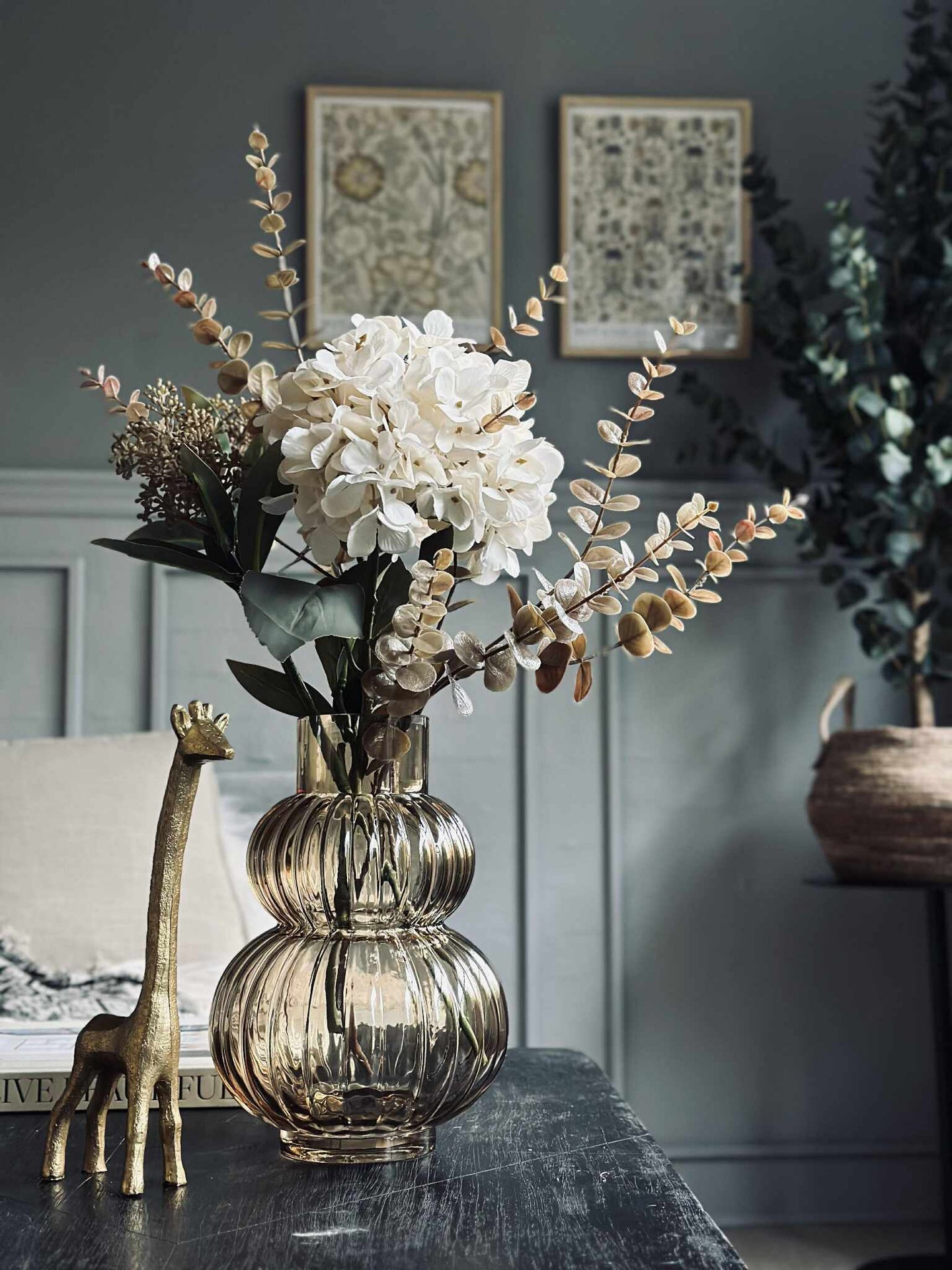 Vase Hanna - Gylden