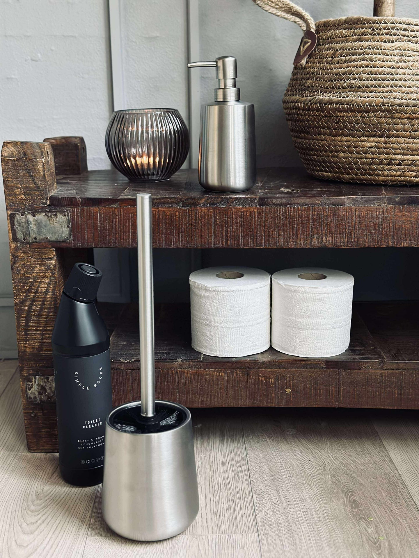 Baderomsbørste - Rustfritt stål