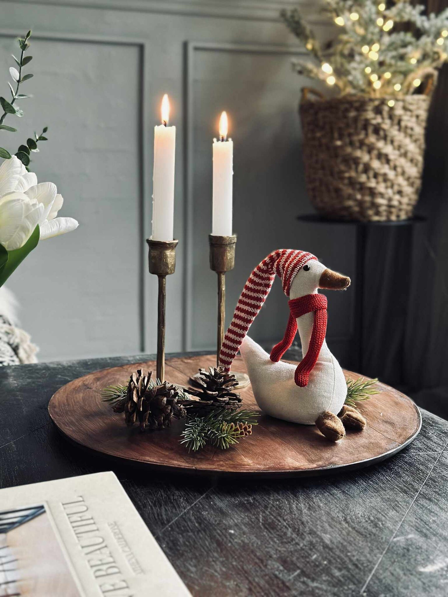 Dekorasjonsskål - tre