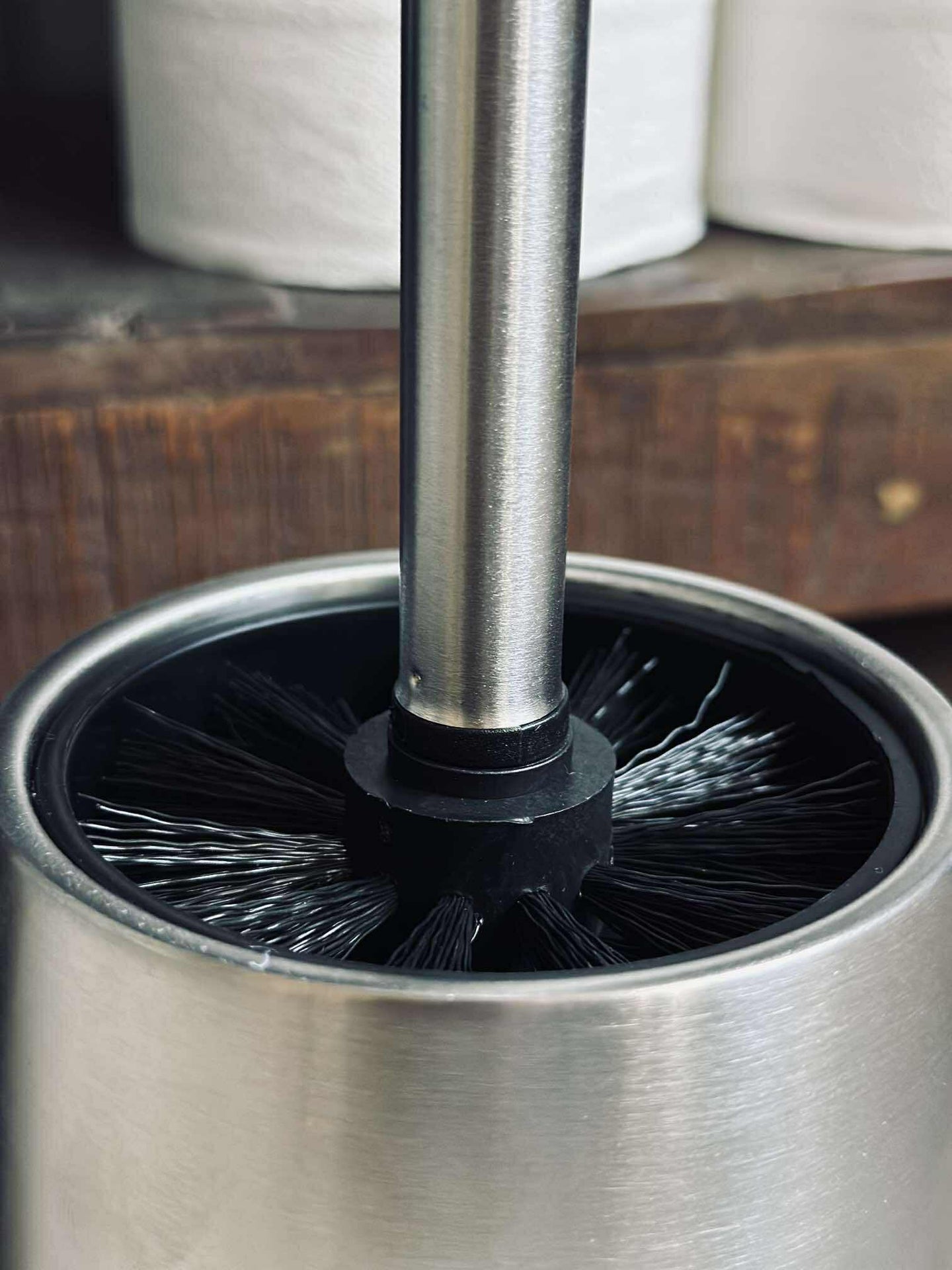 Baderomsbørste - Rustfritt stål