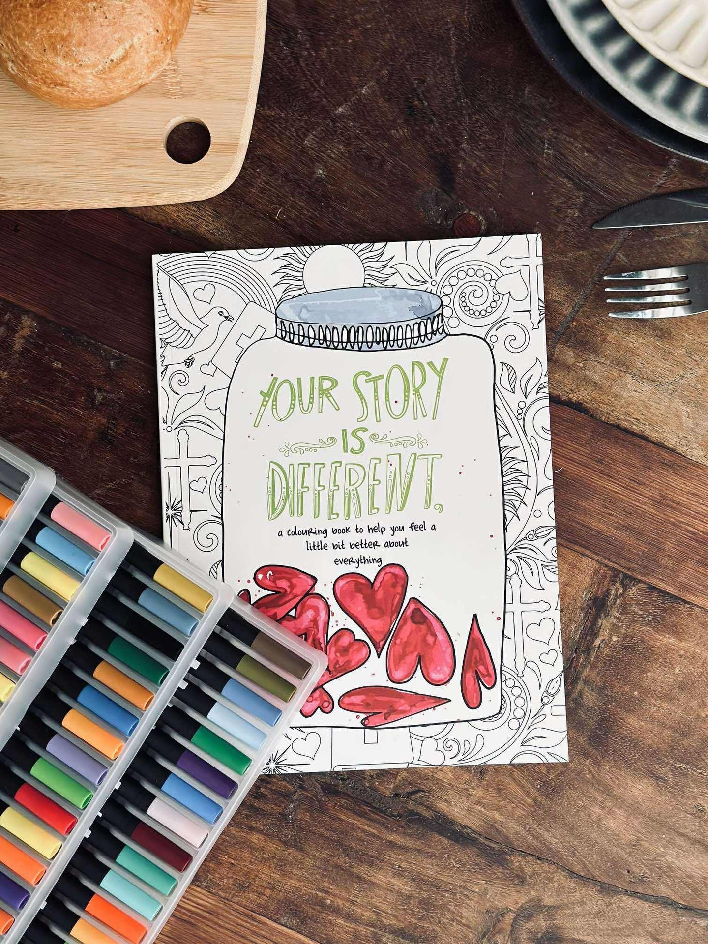 Malebok for voksne - Your Story Is Different