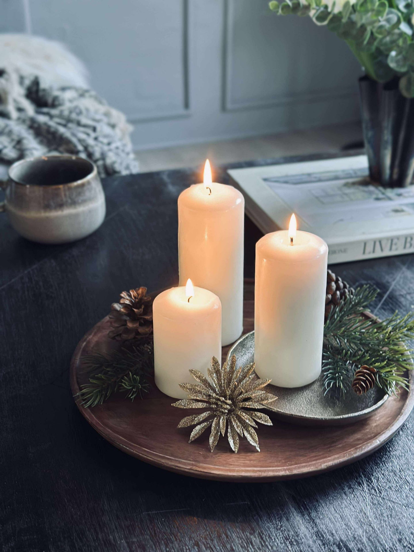 Dekorasjonsskål - tre