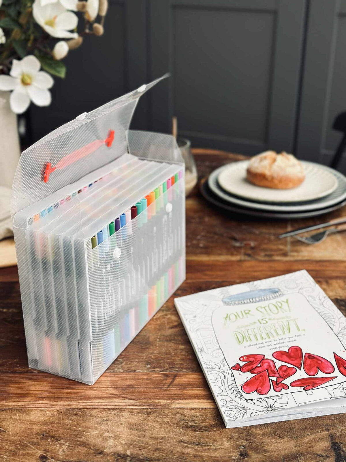 120 Dobbeltendede Vannbaserte Brushpens