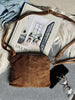 Crossbody clutch ALICE - Ruskinn caramel