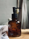 Dispenser med pumpe - Brunt glass