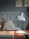 Bordlampe Retro - Hvit / gull