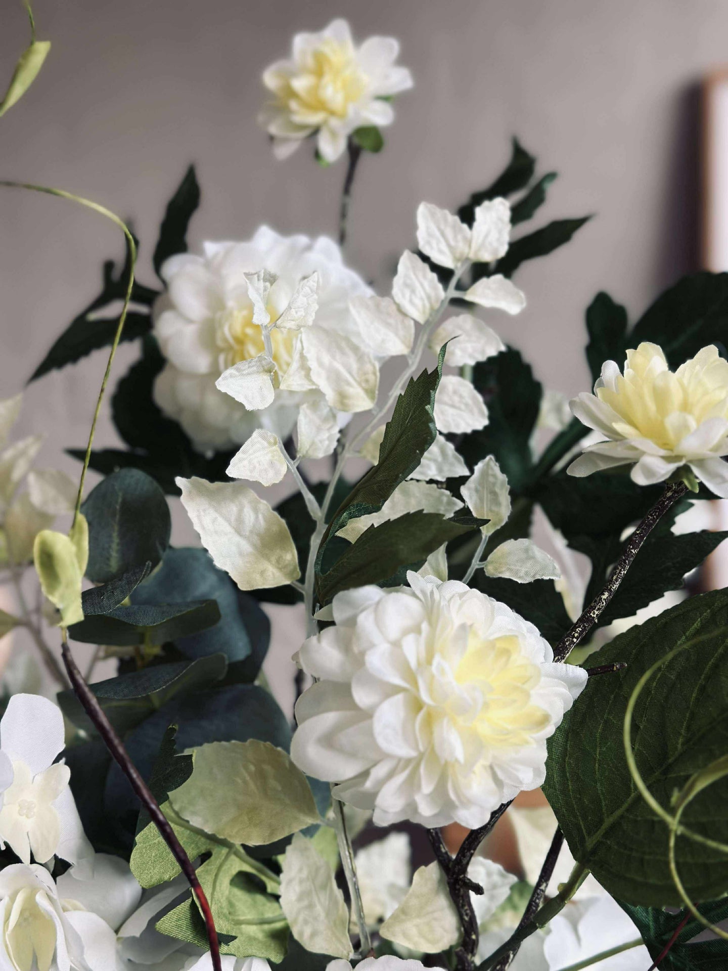 Bukett Hortensia - Hvit