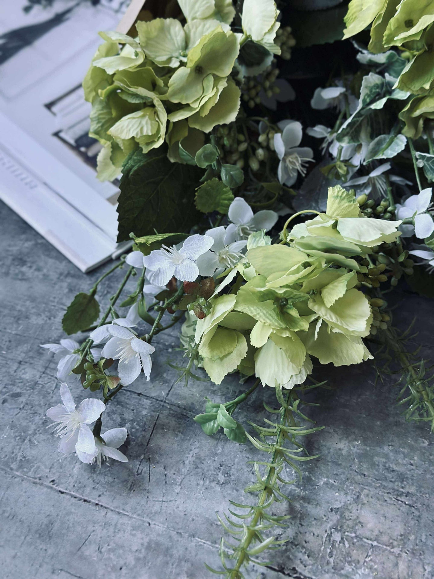 Bukett Hortensia - Lime