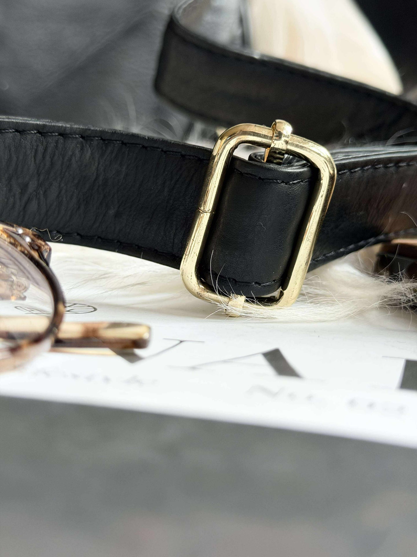 Crossover Amalia - Black leather