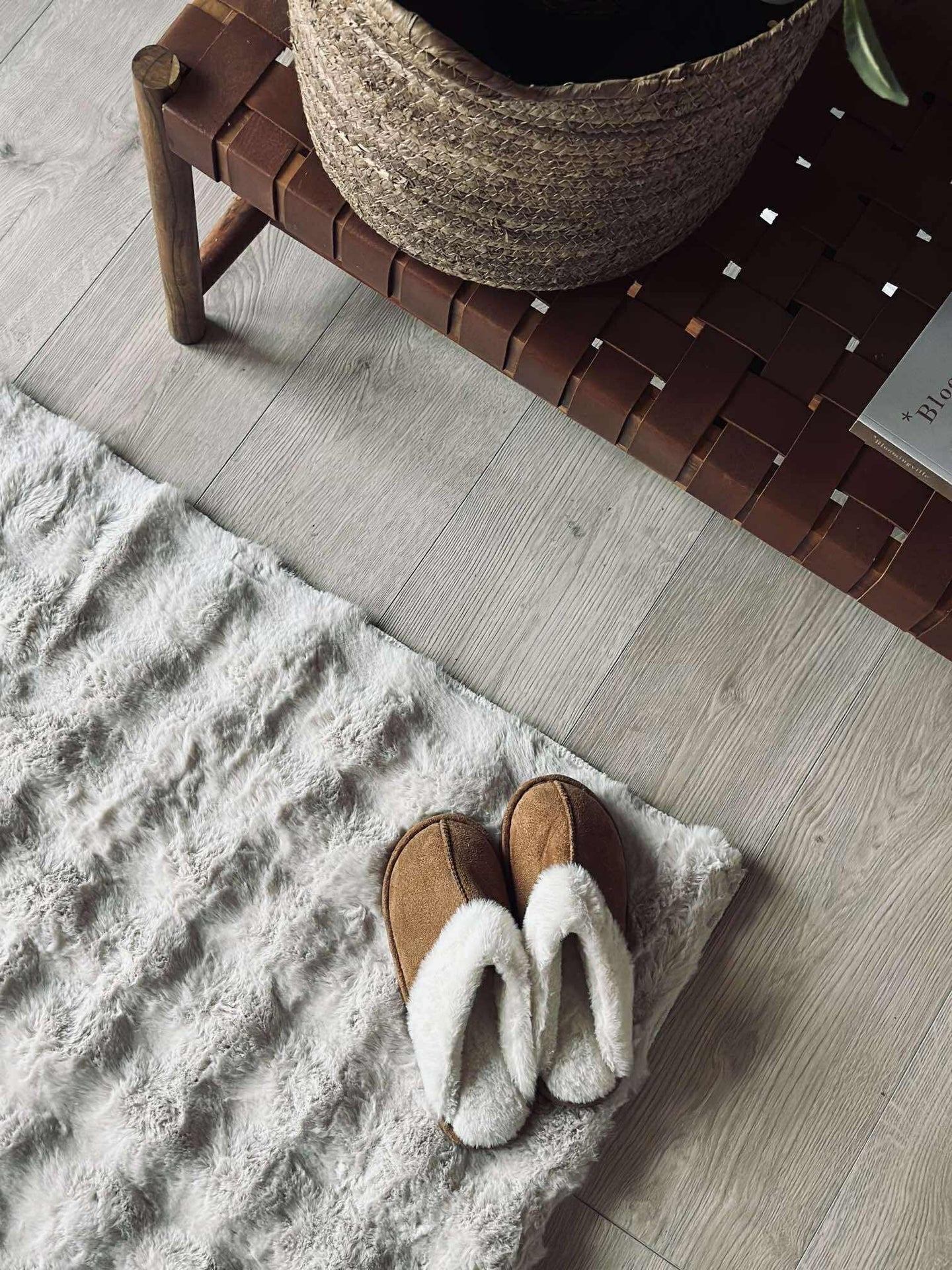 Gulvteppe Plys - 60x90 Beige