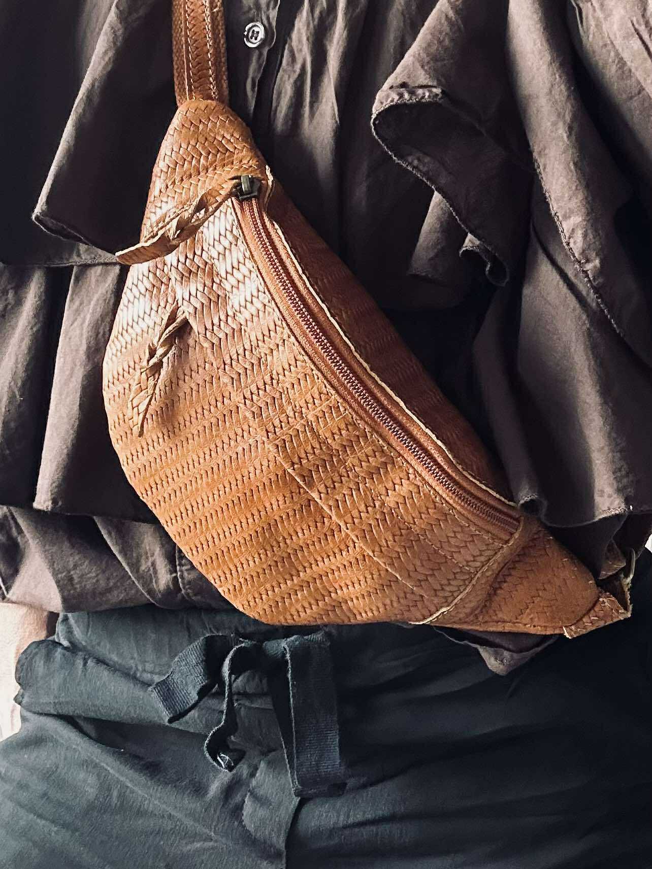 Bumbag Tasha - Cognac-flett