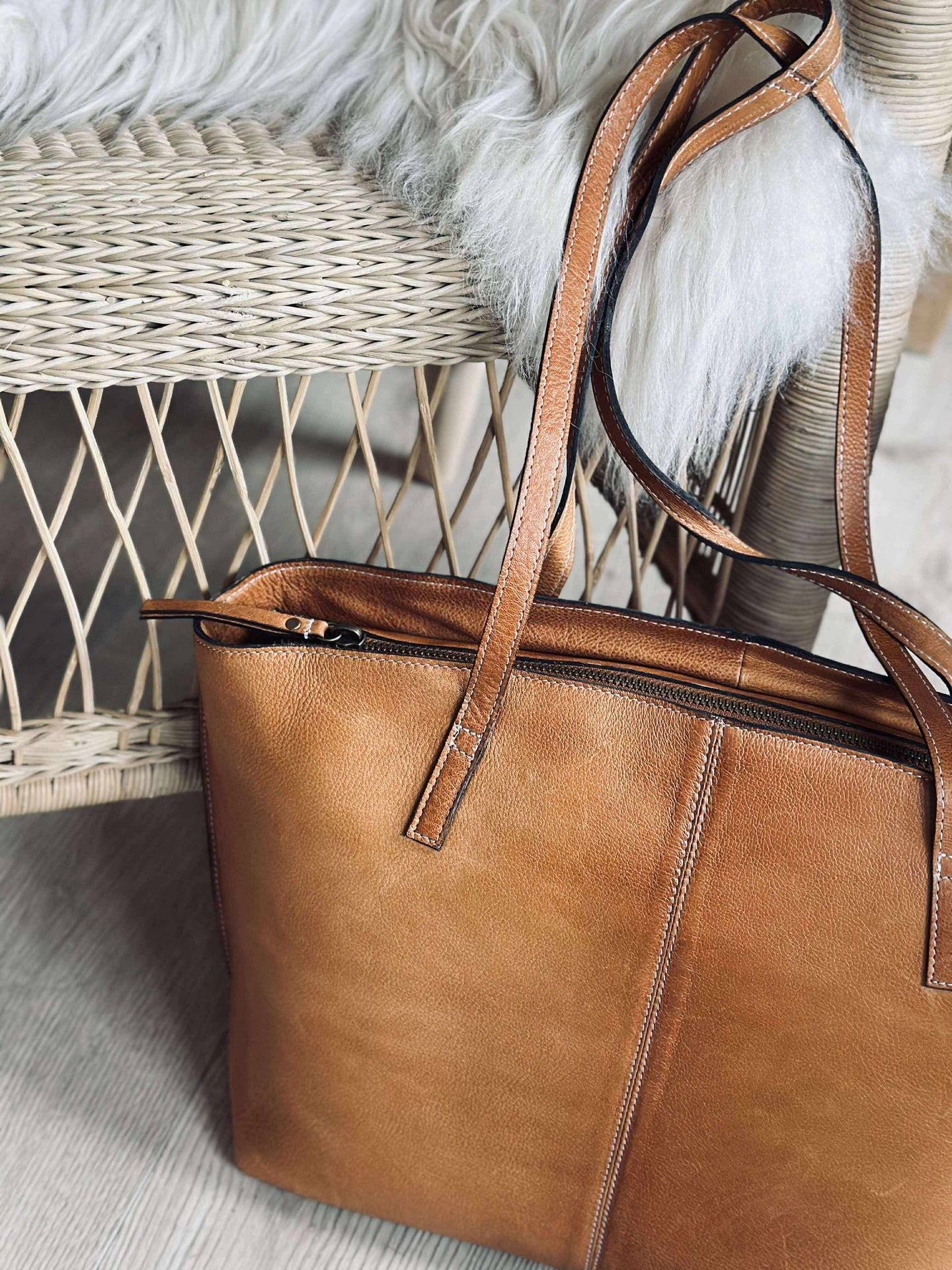 Work Bag - Malou Cognac