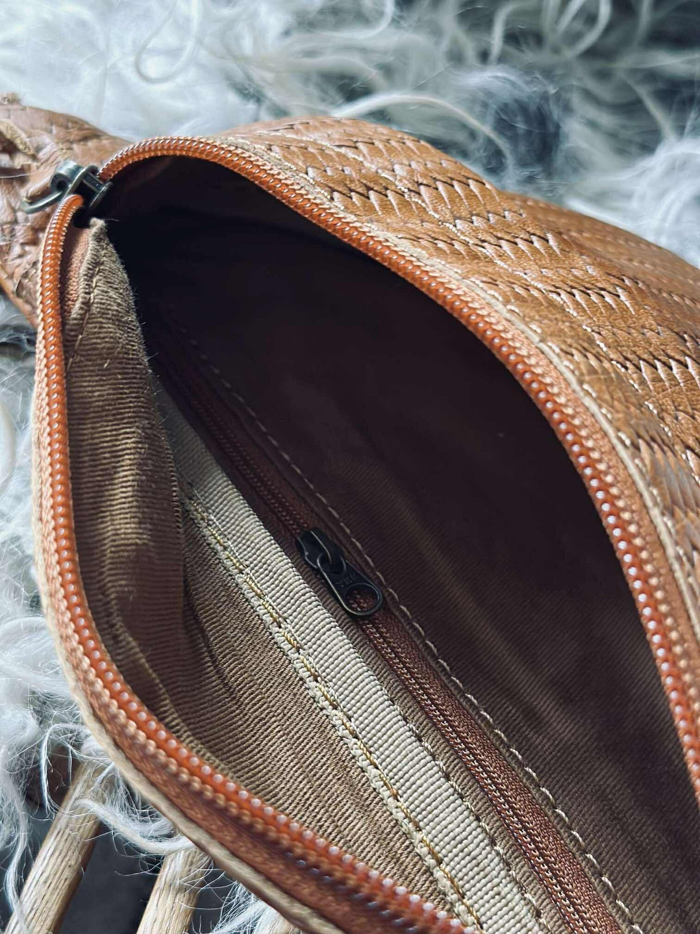 Bumbag Tasha - Cognac-flett