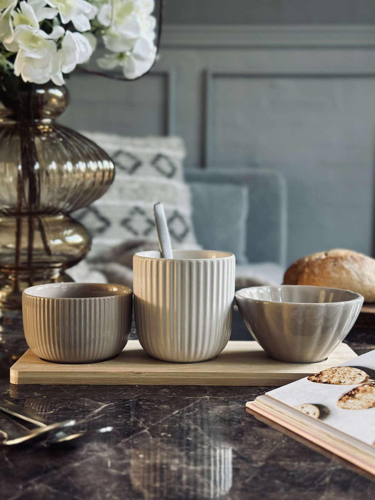 Tapas - 3 skåler og fat