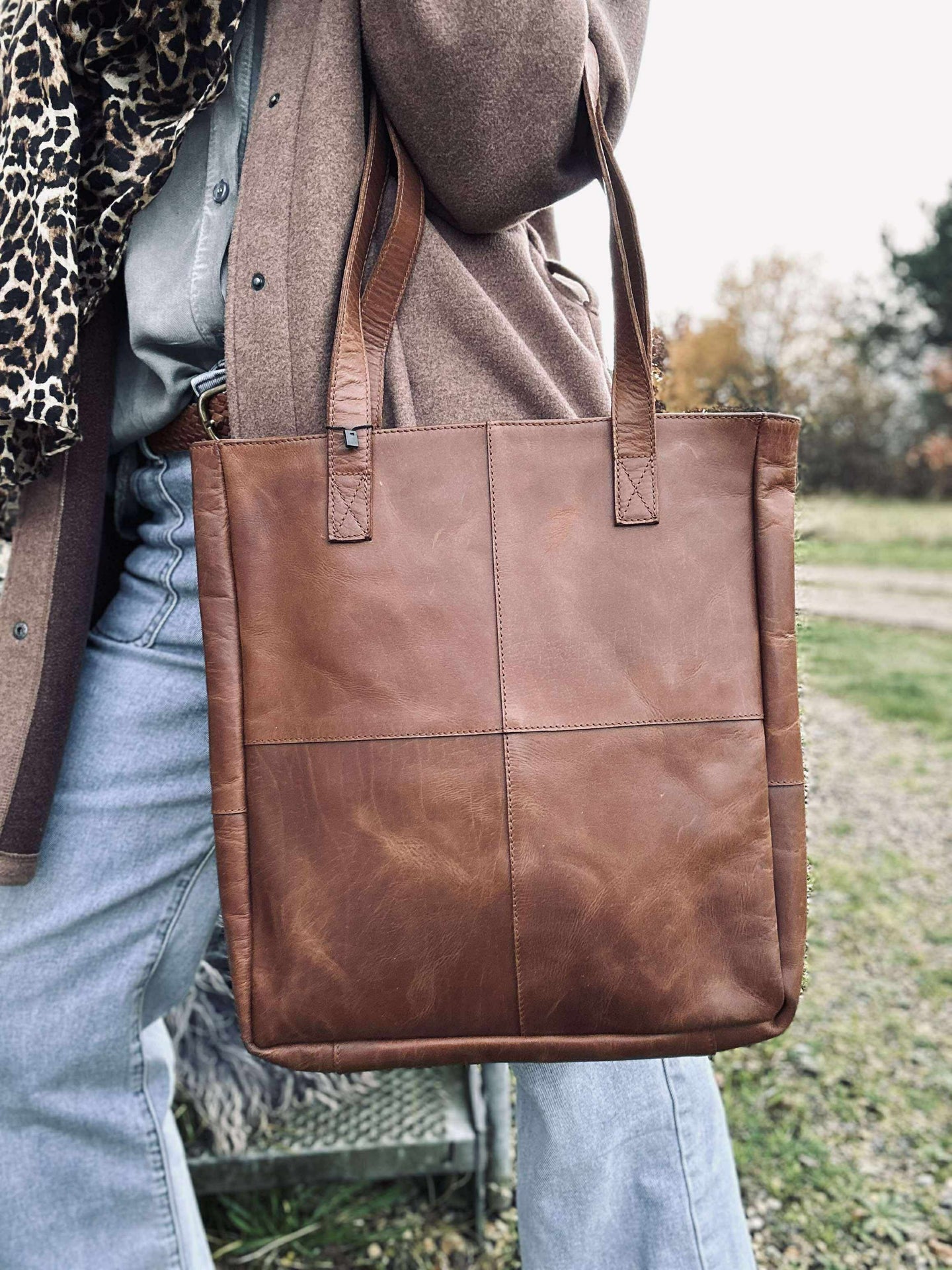 Shopper Tayler cognac