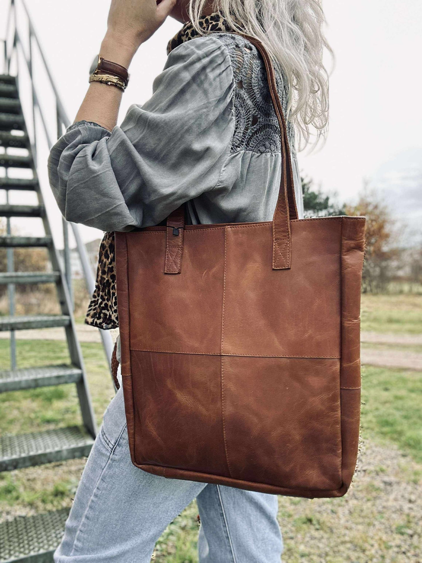 Shopper Tayler cognac