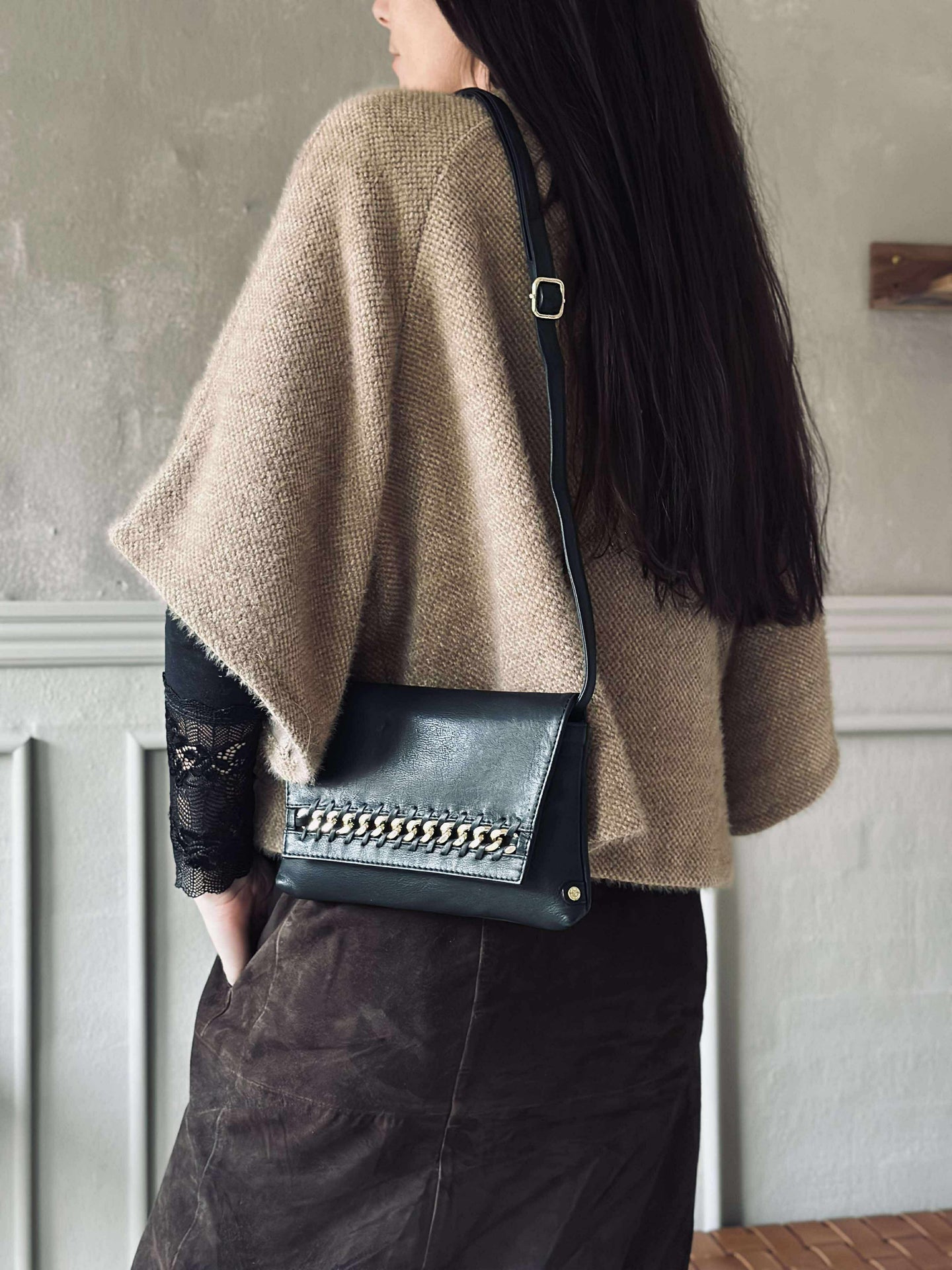 Clutch med gullkjede - Small