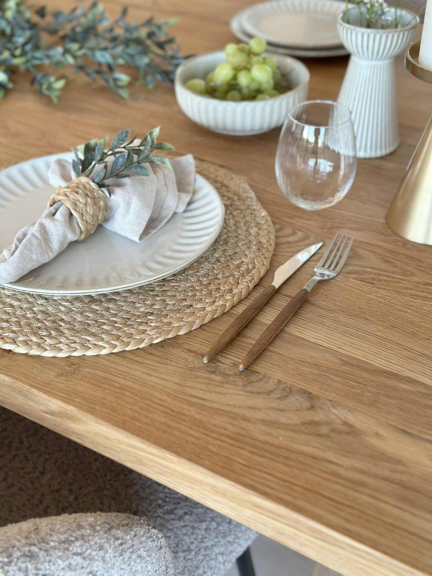 Tallerken VIGA Sand - Flere størrelser