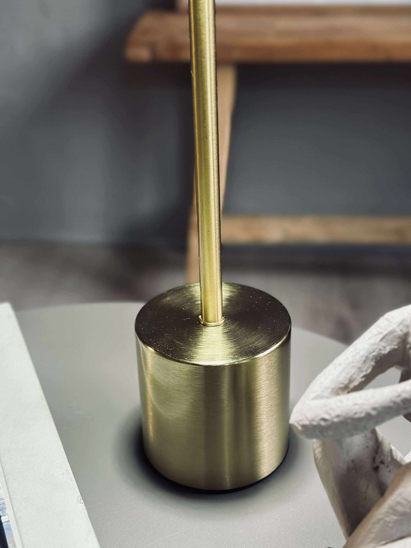 LED bordlampe KELLY Gold - oppladbar