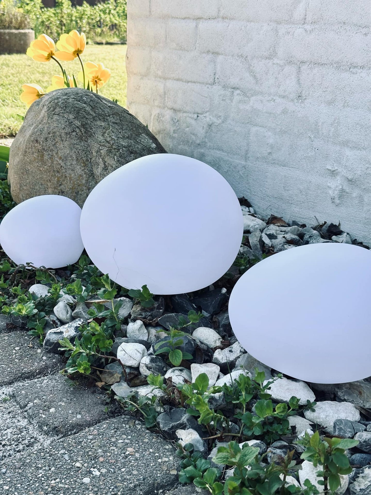Solar stone - Sett med 3 stk.