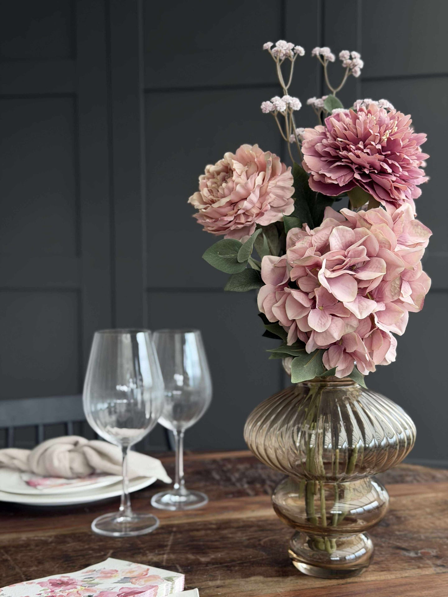 Bukett - Hortensia pink