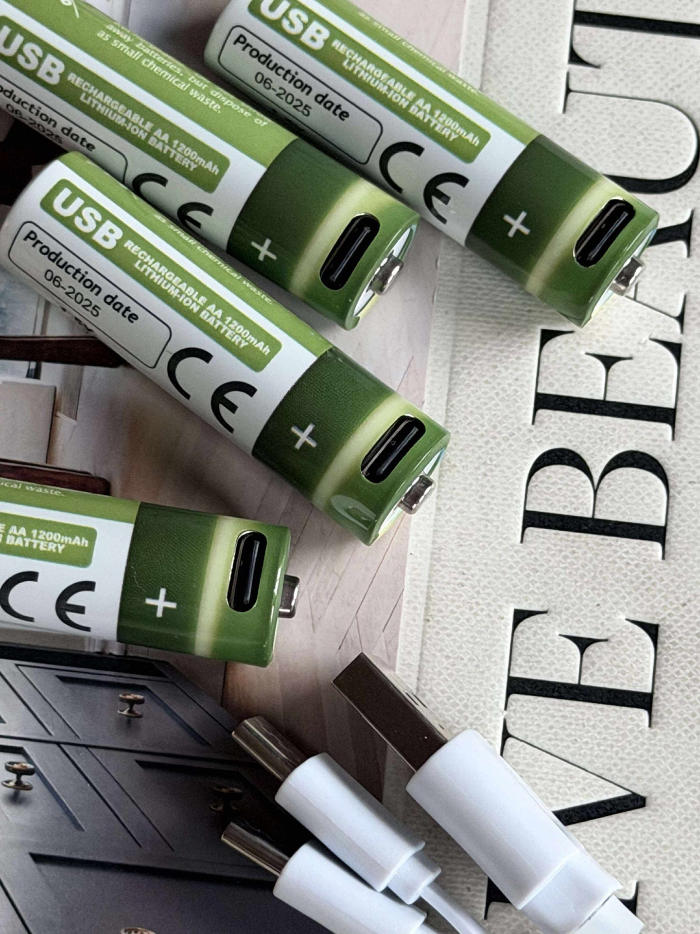 Batterier - Oppladbare AA