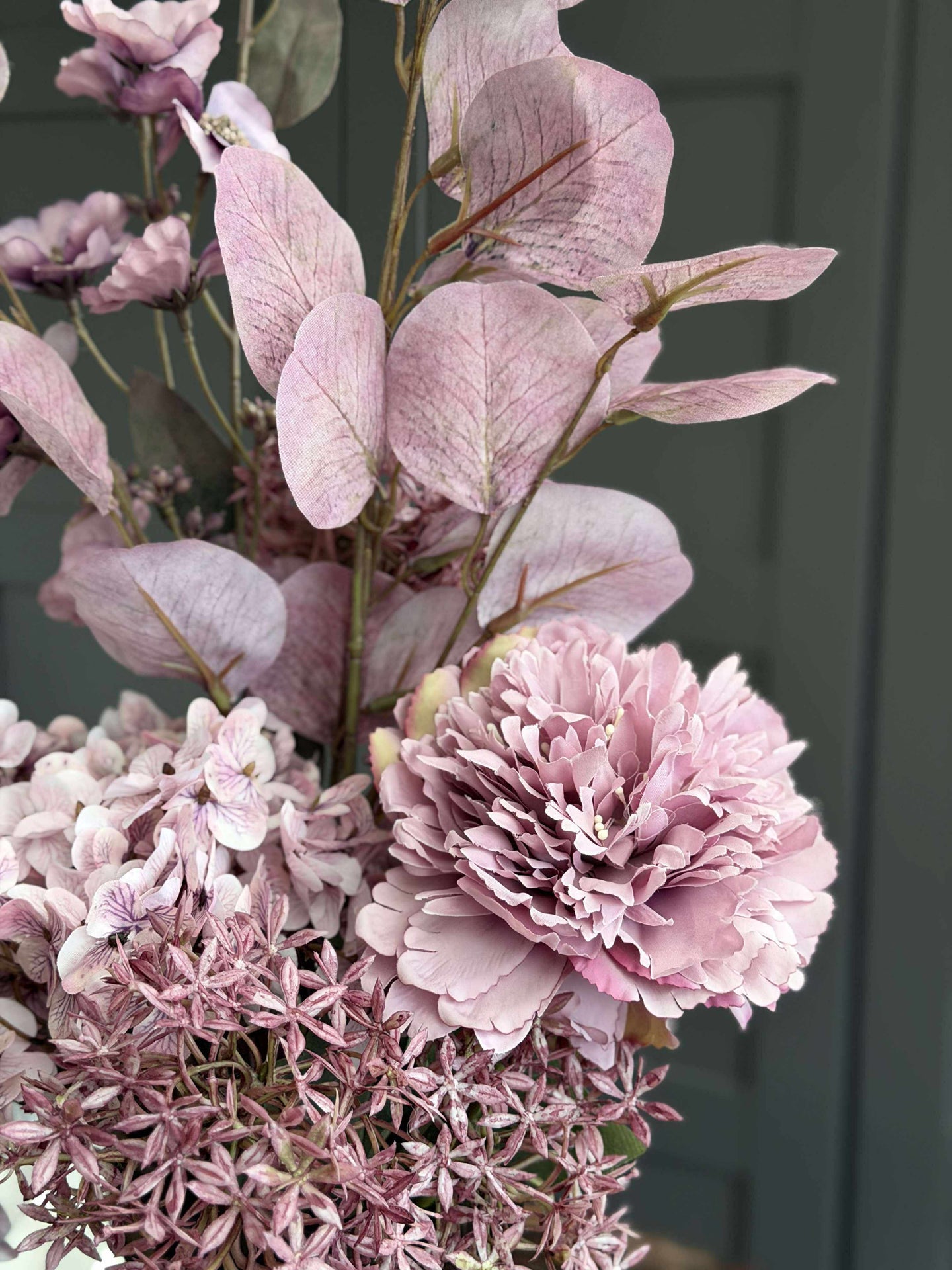 Bukett med hortensia - Syrin / rosa