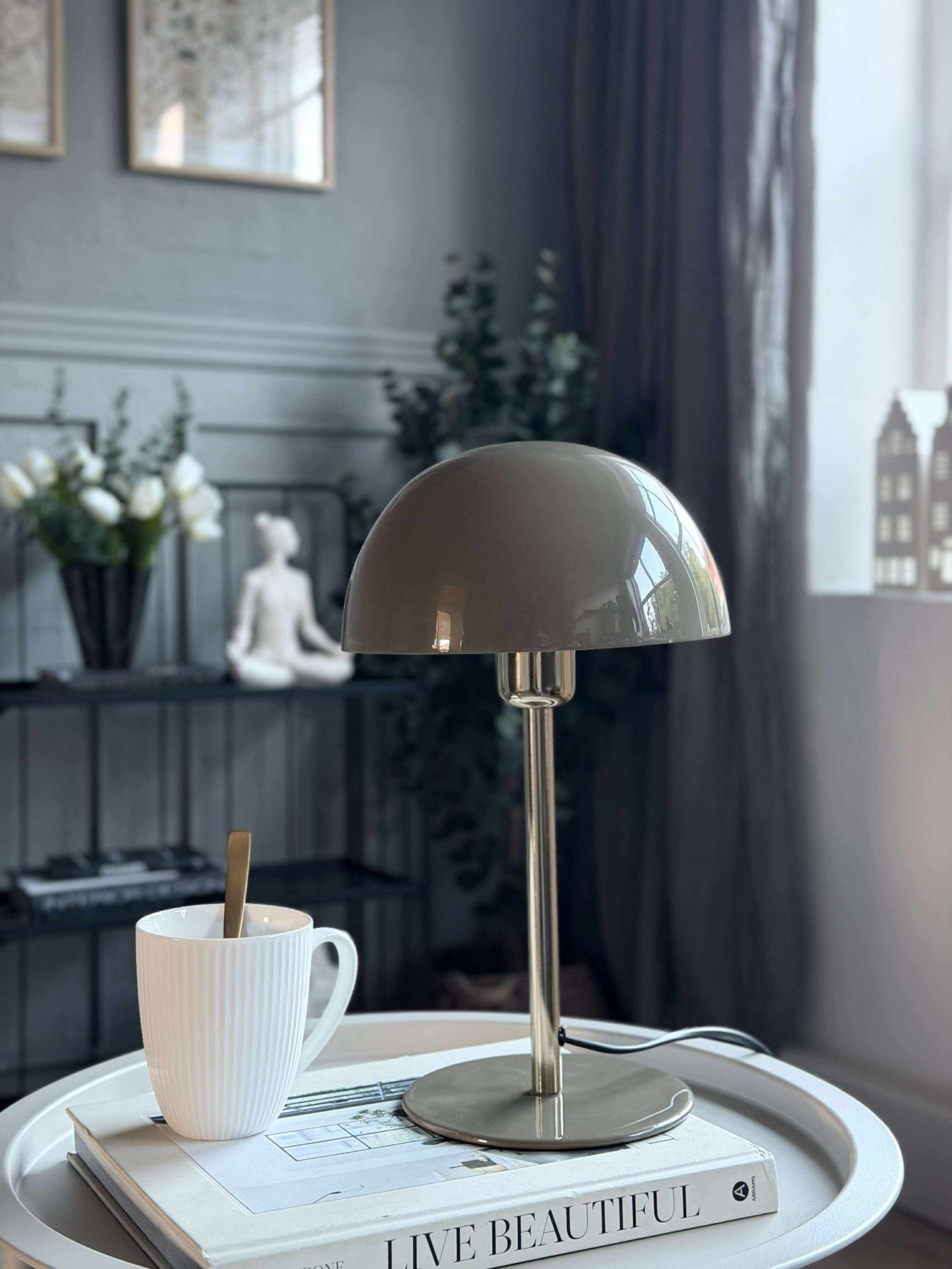Bordlampe Oliven