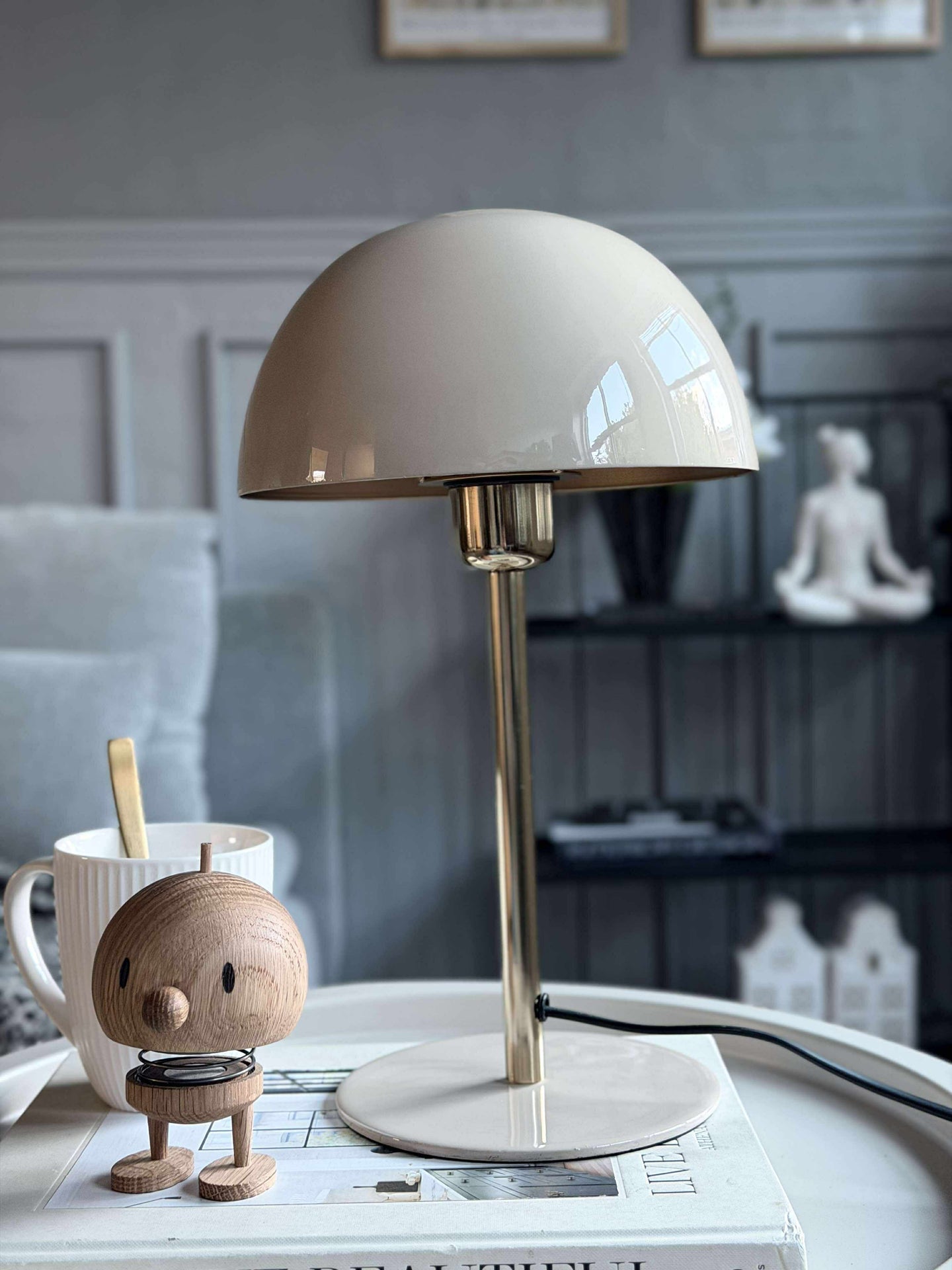 Bordlampe Sand / gull
