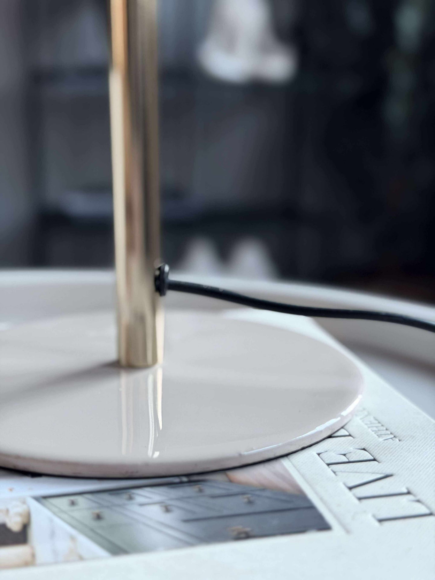 Bordlampe Sand / gull