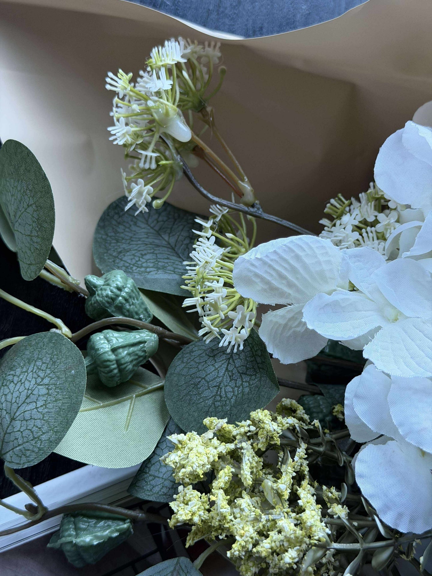 Bukett med hortensia - Hvit