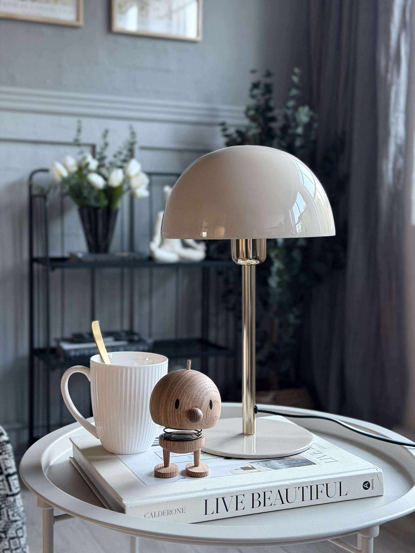Bordlampe Sand / gull