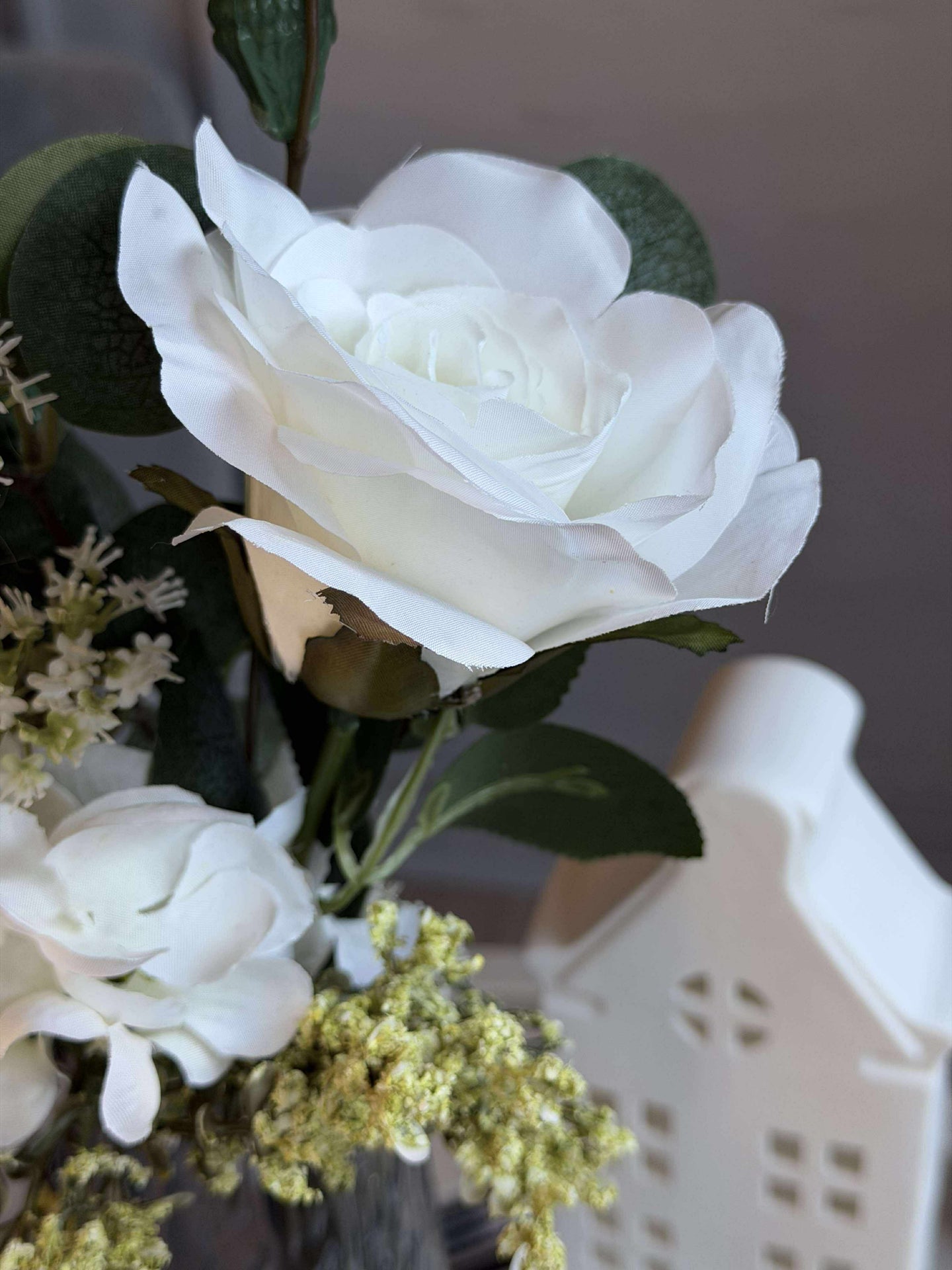 Bukett med hortensia - Hvit