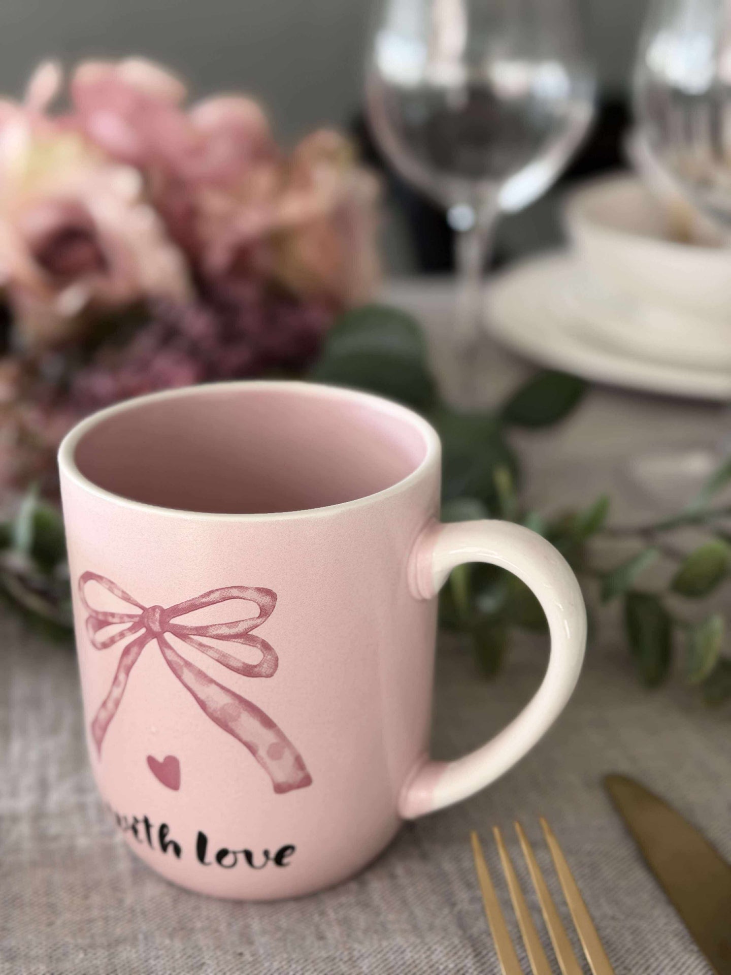 Krus Sløyfe - Soft rose