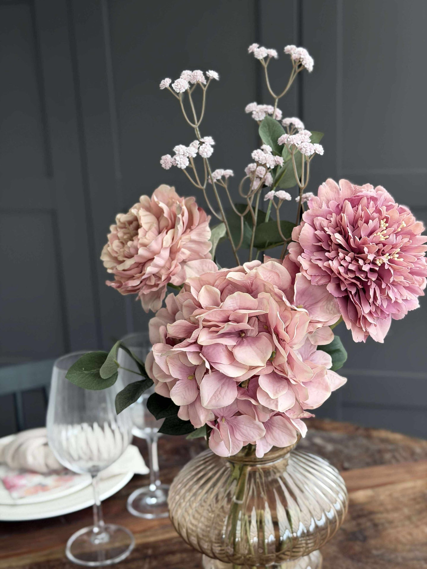 Bukett - Hortensia pink