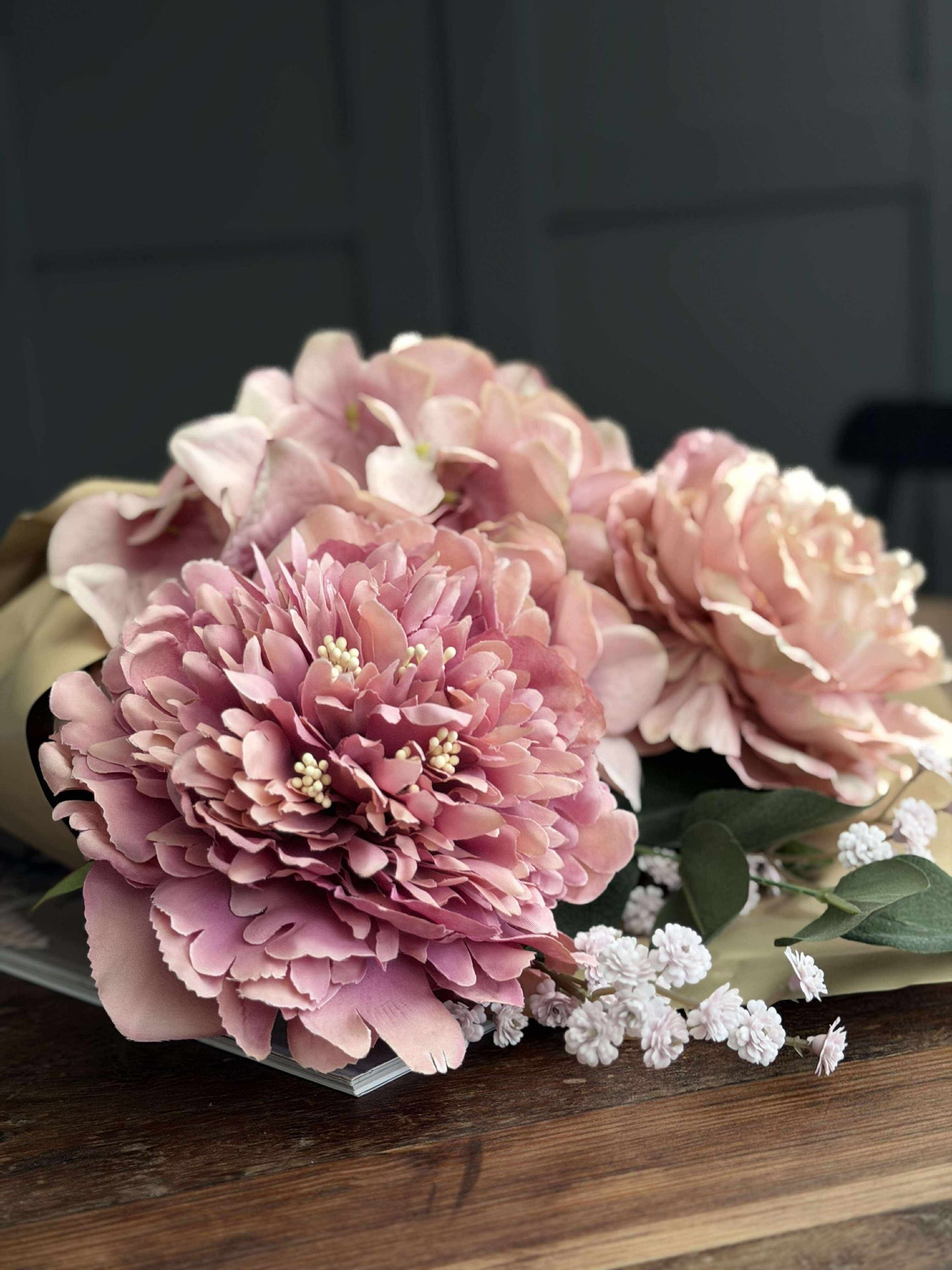 Bukett - Hortensia pink