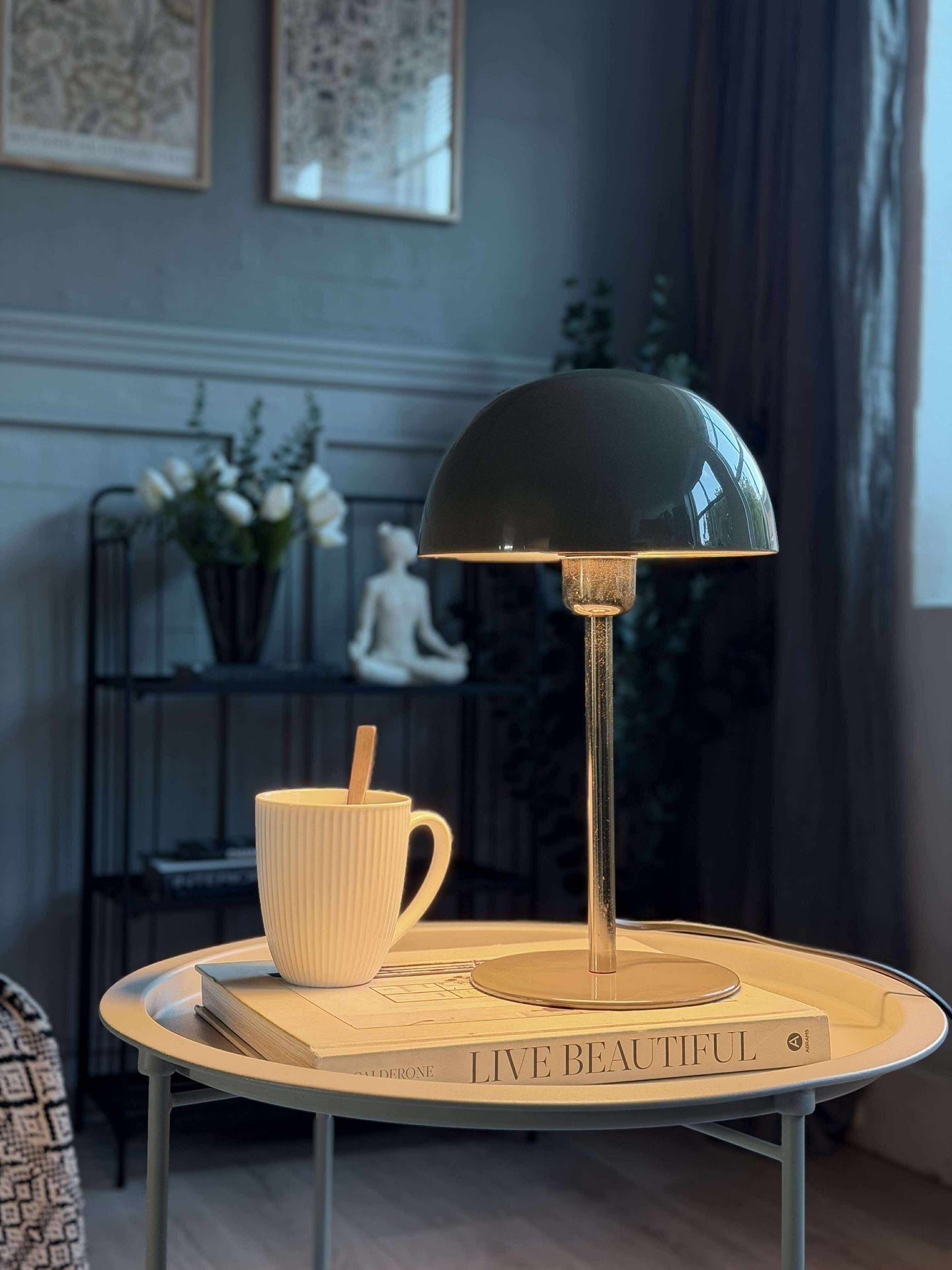 Bordlampe Oliven