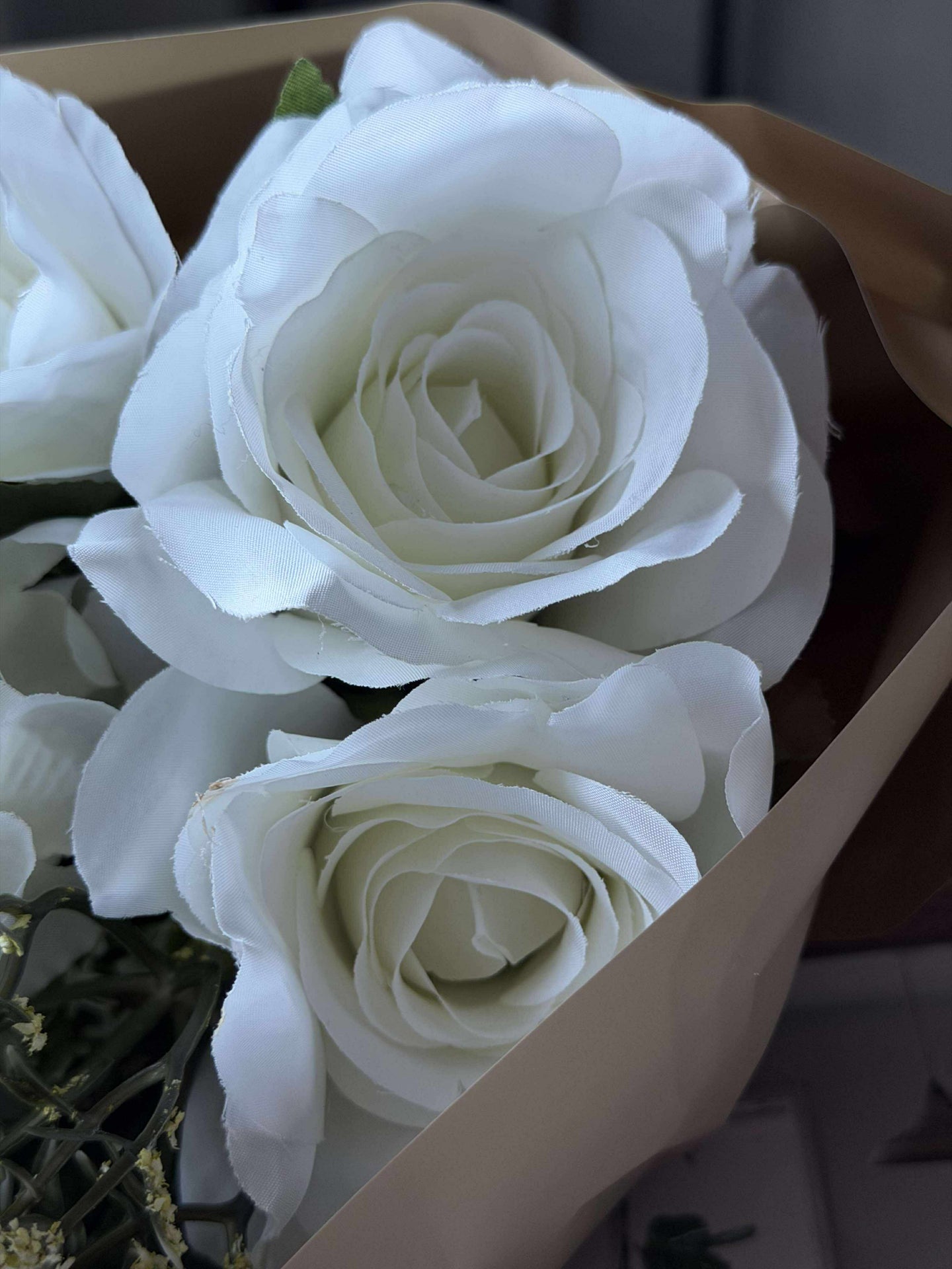 Bukett med hortensia - Hvit