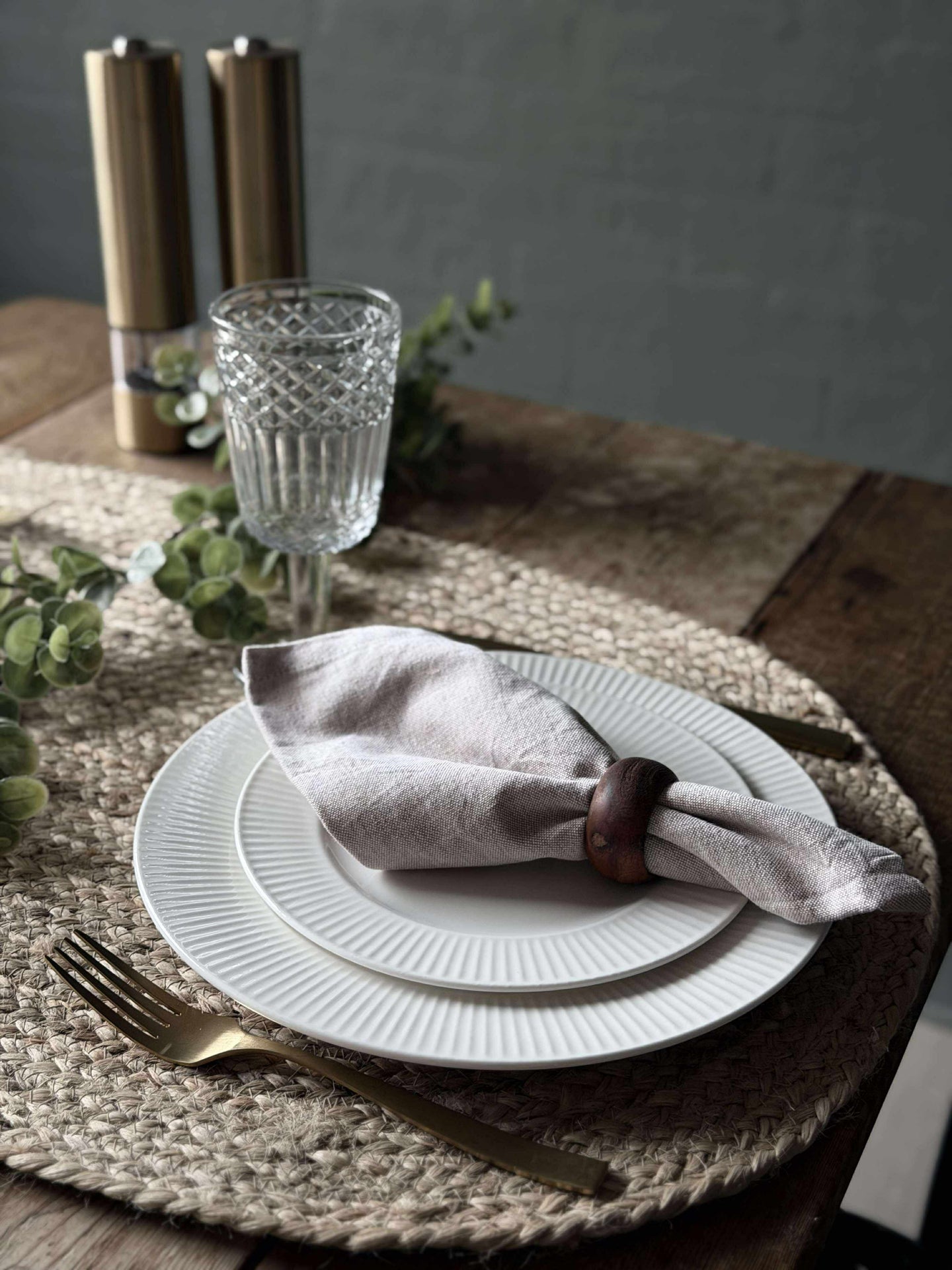 Dørmatte Jute Oval