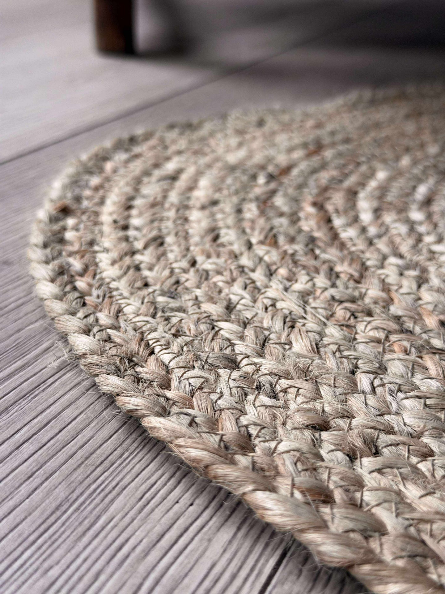 Dørmatte Jute Oval