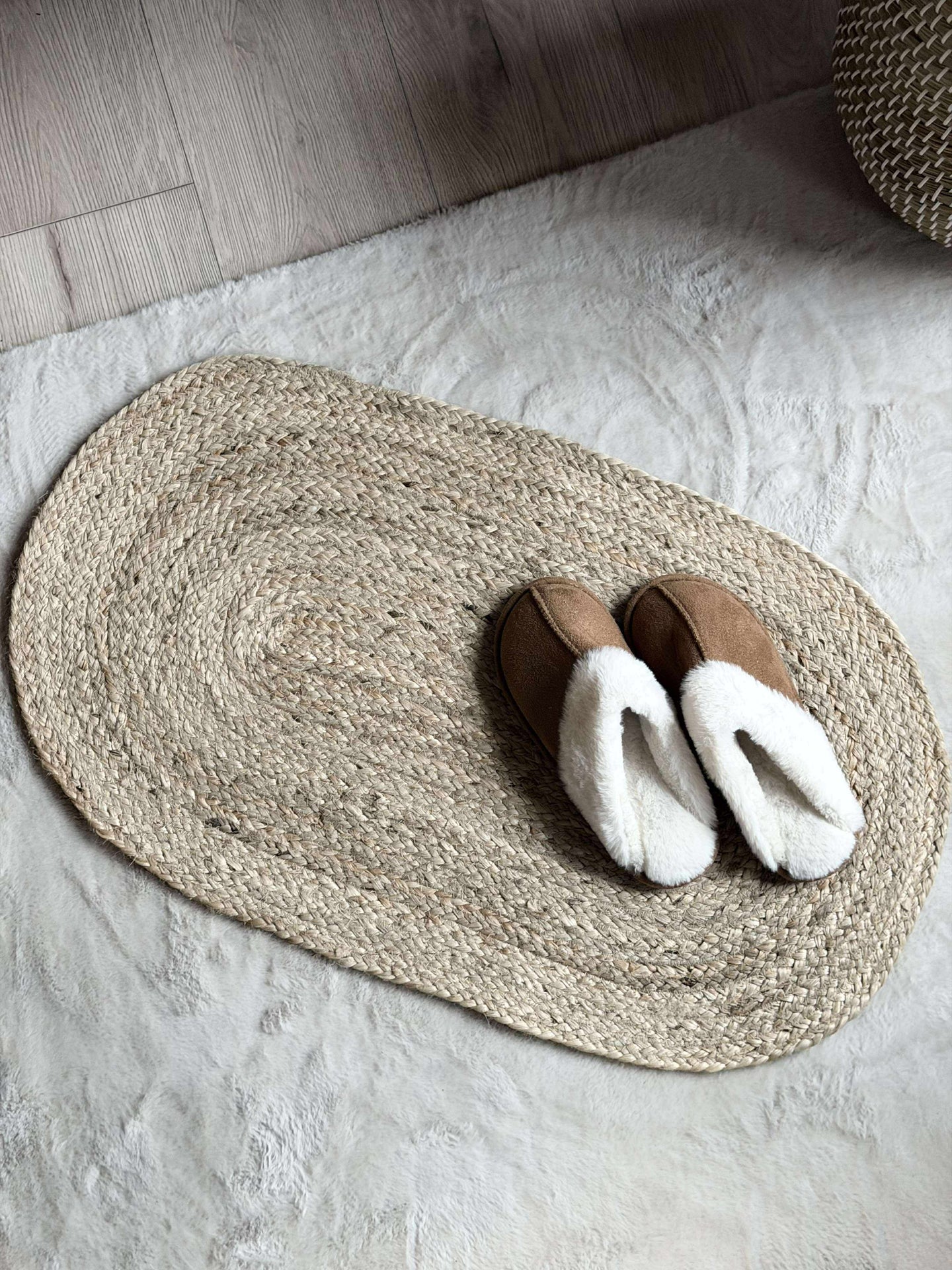 Dørmatte Jute Oval