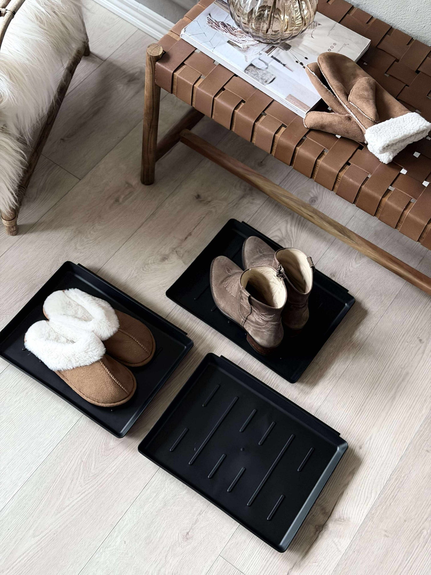 Skobrett sett med 3 stk