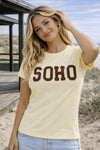 T-skjorte SOHO - Yellow / Moro