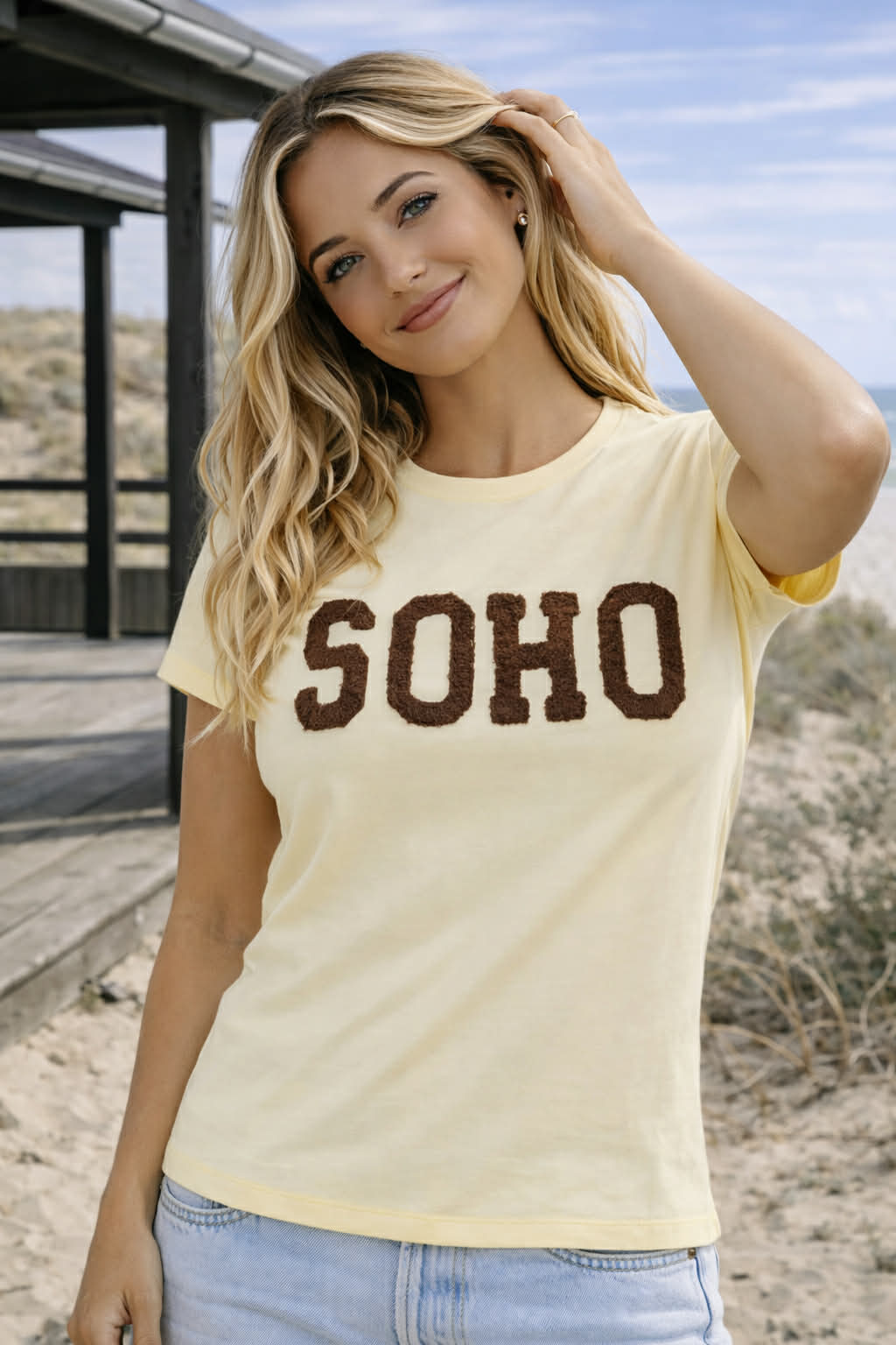 T-skjorte SOHO - Yellow / Moro
